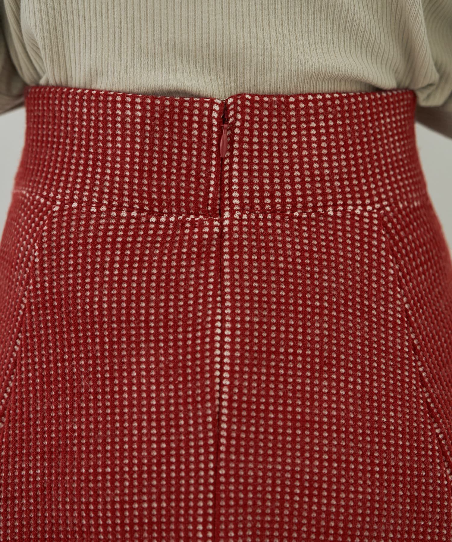 STYLE DELI「【Made in JAPAN】ニット調ワッフルロングフレアスカート」|スカート|