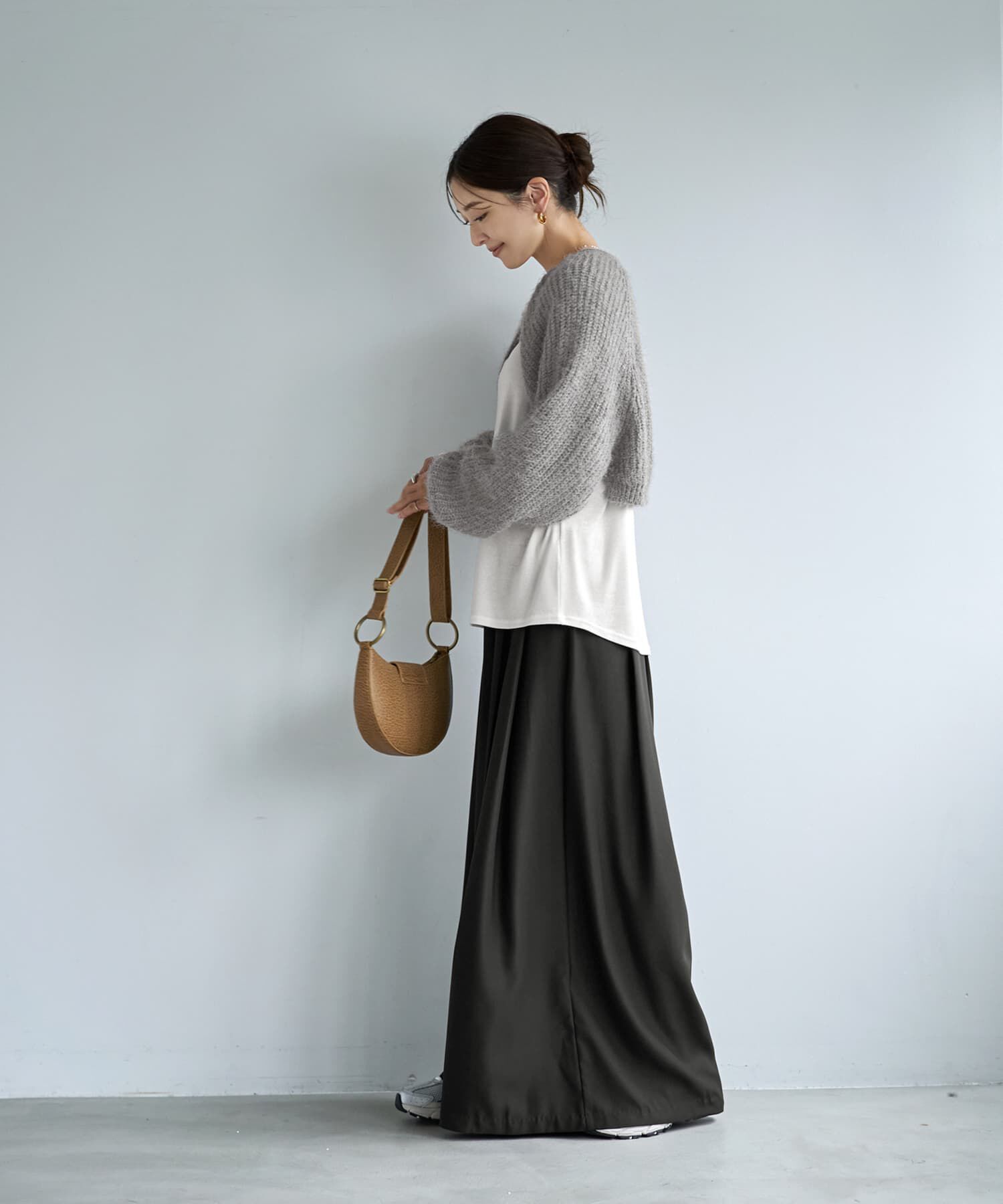 STYLE DELI「抜けないふんわりルーズニットボレロ」|ニット・セーター|