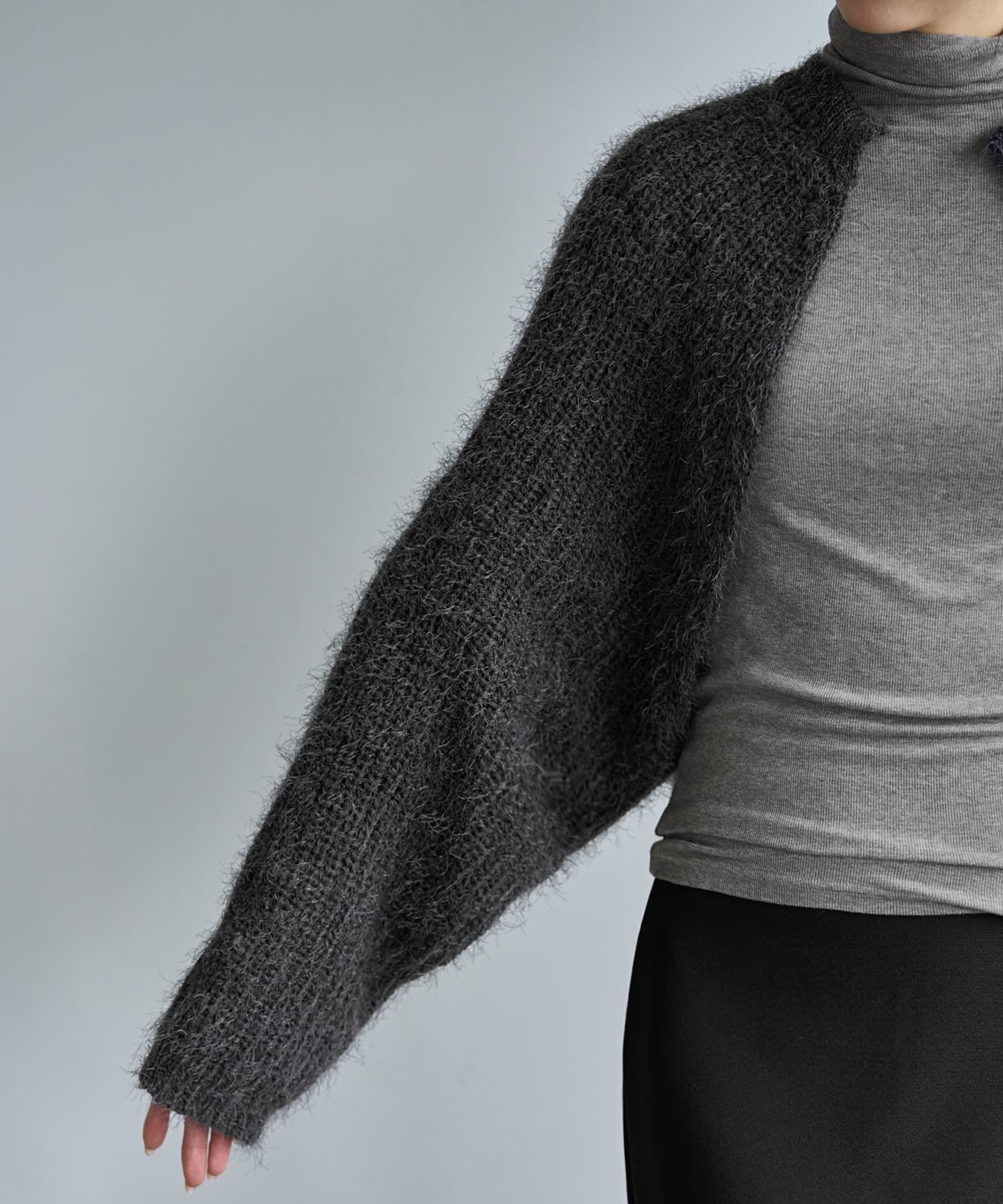 STYLE DELI「抜けないふんわりルーズニットボレロ」|ニット・セーター|