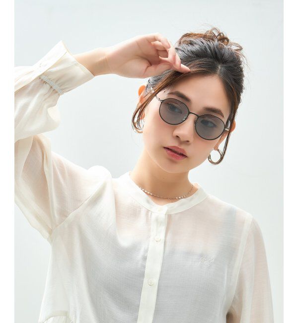  「Zoff meets LISA LARSON｜ラウンド型 サングラス｜リサ・ラーソン｜紫外線防止 UVカット｜ユニセックス」|サングラス|