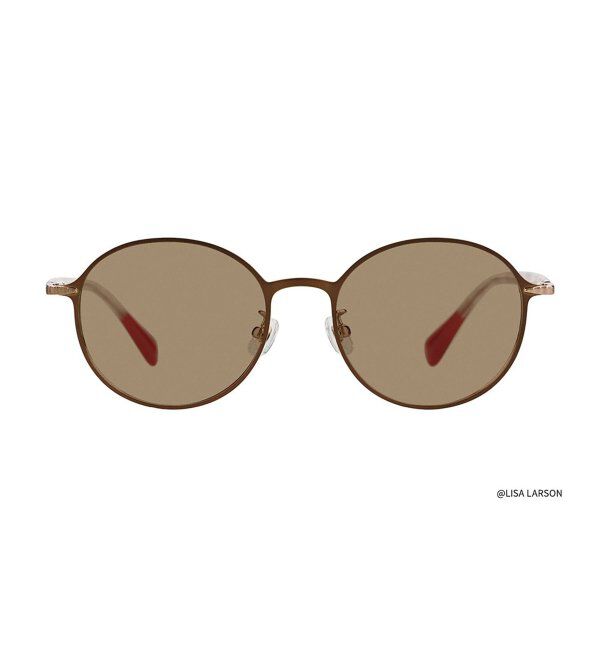  「Zoff meets LISA LARSON｜ラウンド型 サングラス｜リサ・ラーソン｜紫外線防止 UVカット｜ユニセックス」|サングラス|