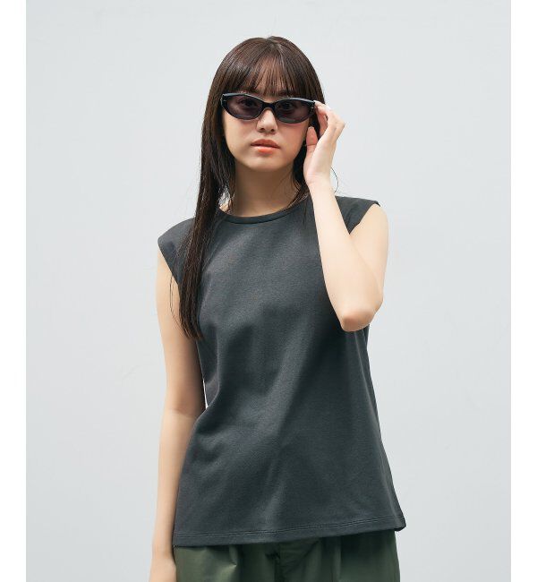  「Zoff｜takashi kumagai スクエア型 サングラス 横長フレーム｜キャッツアイ｜紫外線対策 UVカット  」|サングラス|