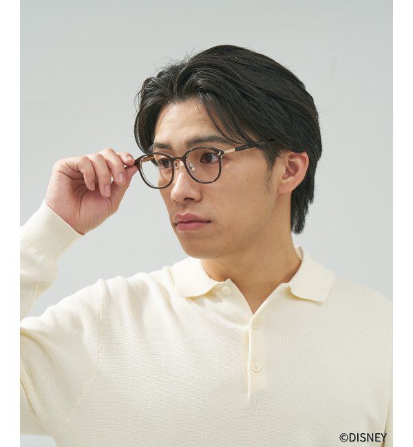  「Zoff｜Disney  &rdquo;Baby Animals&rdquo; メガネ [ダンボ ﾓﾃﾞﾙ]ディズニー 伊達・度付き    レンズ交換券付」|メガネ|