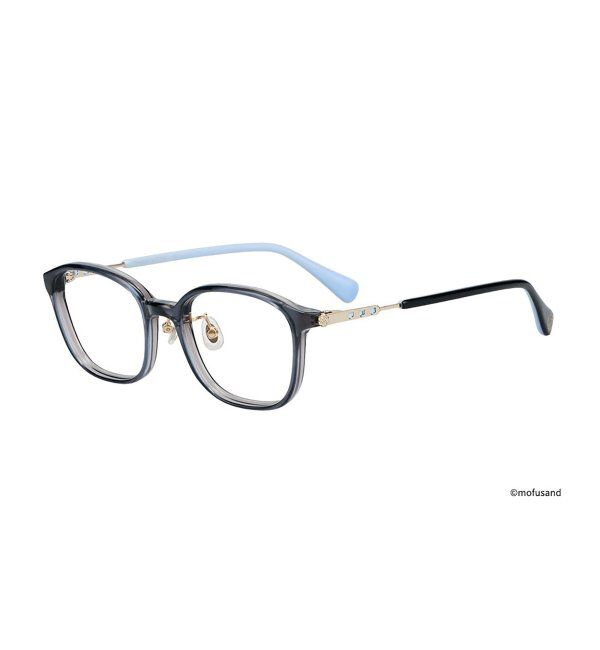  「Zoff｜mofusand ウェリントン型 メガネ | モフサンド [PREMIUMモデル] 伊達・度付き眼鏡  レンズ交換券付」|メガネ|