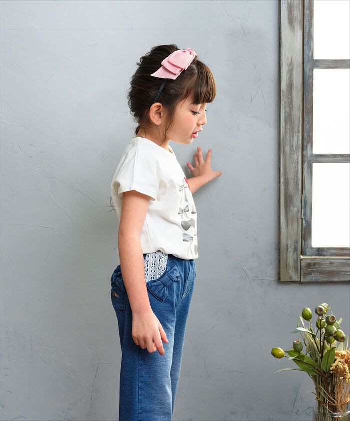 BACKYARD FAMILY「Rora デニムパンツ 通販 ローラ ラズリ ジーンズ パンツ ロールアップデニム キッズ 女の子」|その他|