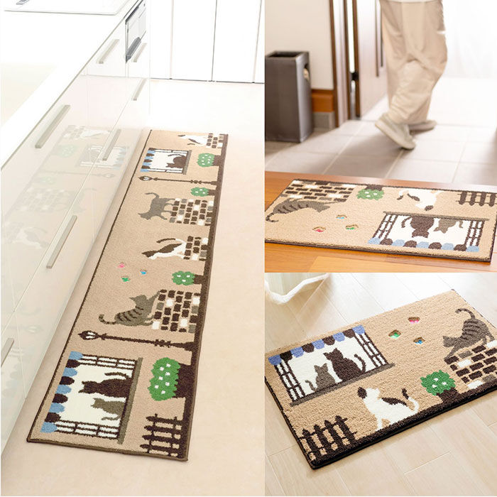 BACKYARD FAMILY「キッチンマット 180cm 通販 180センチ 180CM キッチンラグ 45&times;180cm」|その他|