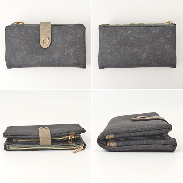 BACKYARD FAMILY「ラムモード 財布 通販 馬蹄モチーフ 長財布 レディース お財布 ながさいふ 長サイフ」|その他|