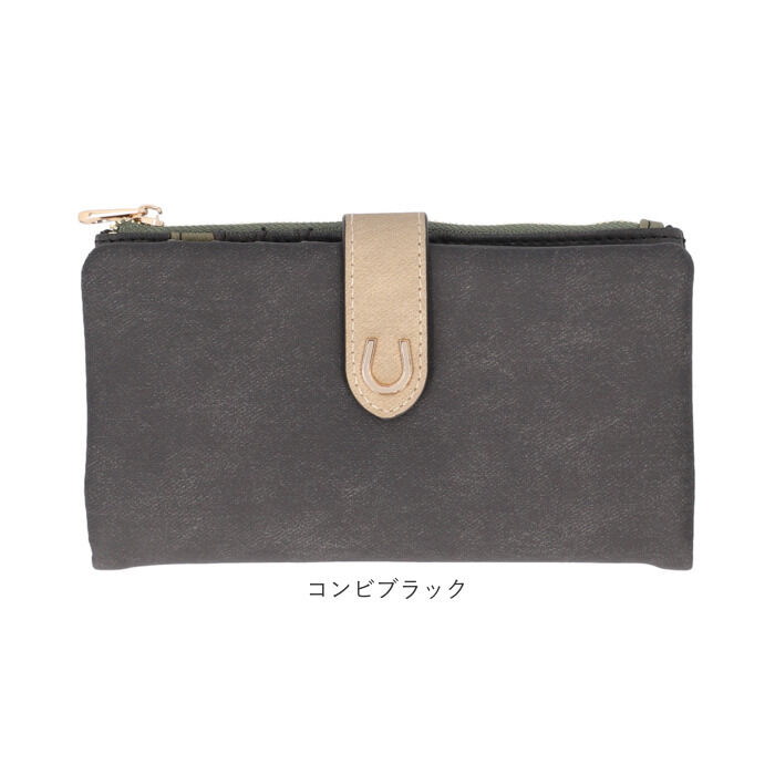 BACKYARD FAMILY「ラムモード 財布 通販 馬蹄モチーフ 長財布 レディース お財布 ながさいふ 長サイフ」|その他|