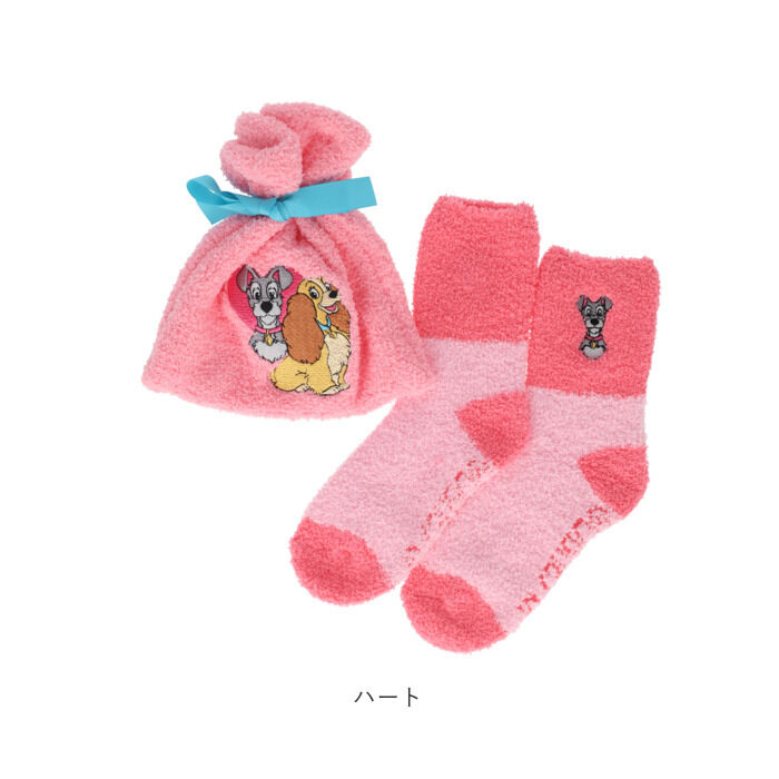 BACKYARD FAMILY「もこもこ靴下 かわいい 通販 ルームソックス 靴下 キャラクター ソックス もこもこ靴下in巾着」|ソックス|