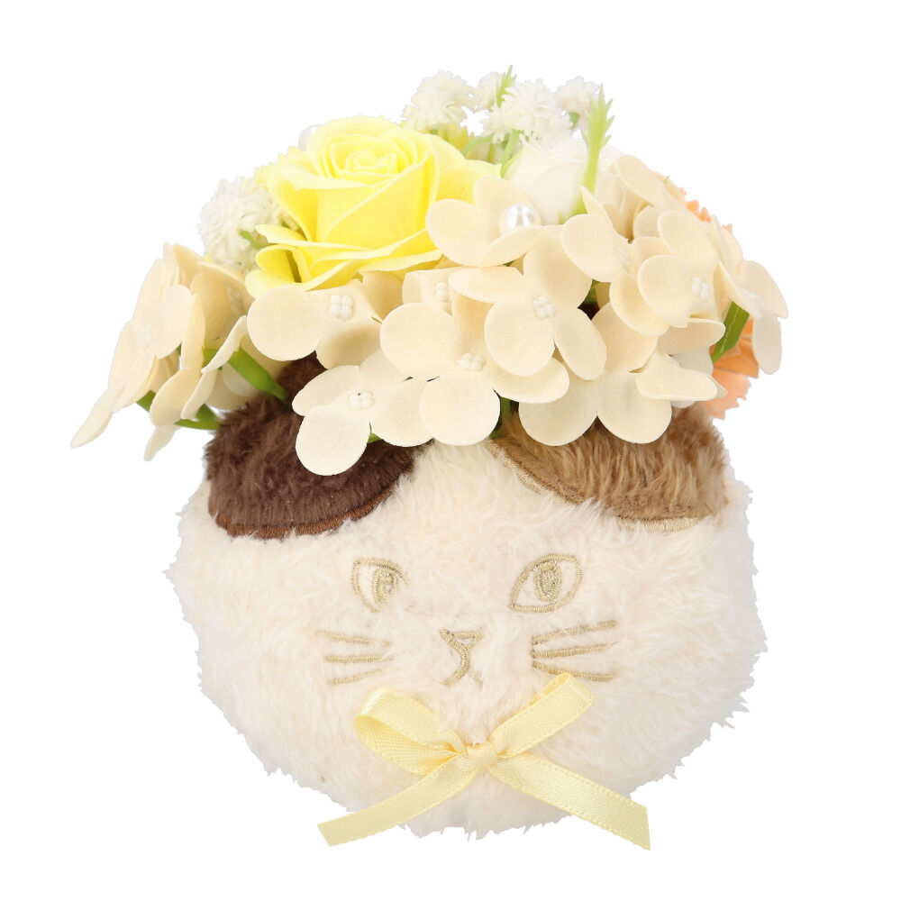 BACKYARD FAMILY「Green house グリーンハウス ソープフラワー アレンジメント M 通販 フェイクフラワー」|その他|イエロー1