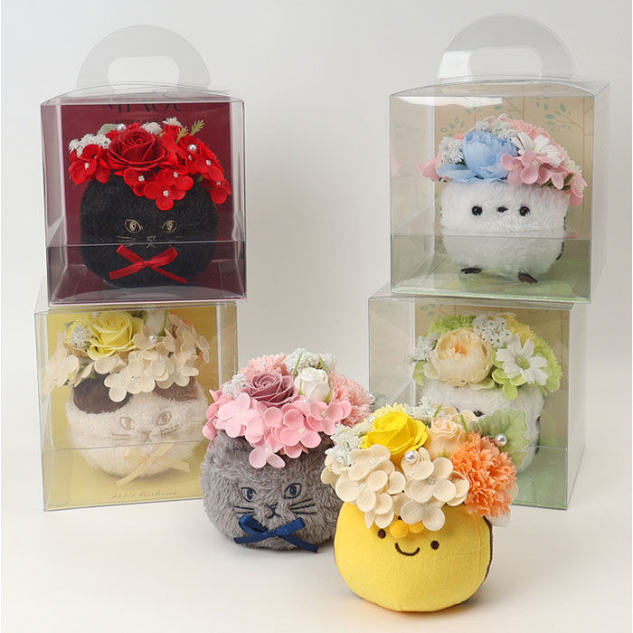 BACKYARD FAMILY「Green house グリーンハウス ソープフラワー アレンジメント M 通販 フェイクフラワー」|その他|