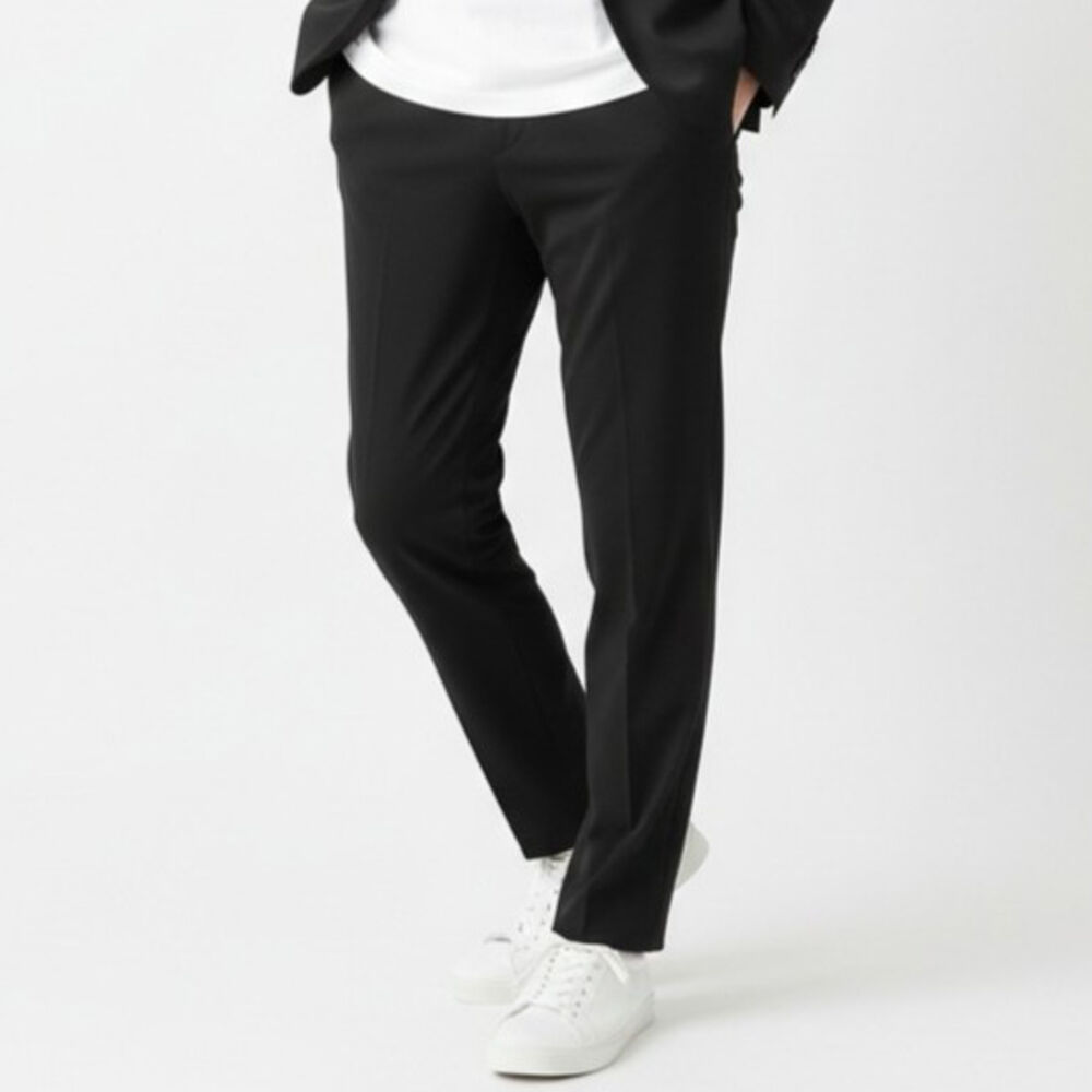 BACKYARD FAMILY「558873 通販 SANTA BARBARA サンタバーバラ スラックス ビジネスカジュアル」|その他|ブラック1