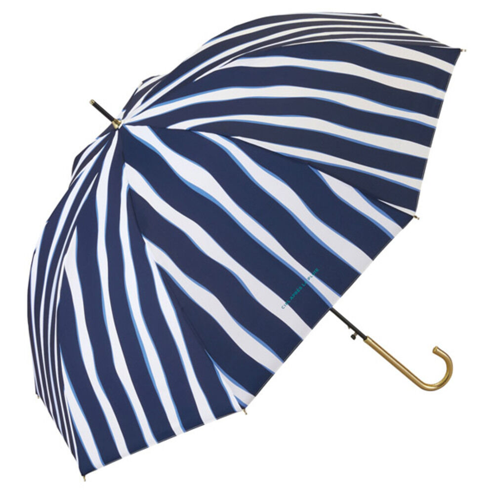 Wpc.「ジャンプ傘 おしゃれ 通販 ワールドパーティー ジャンプ式 雨傘 傘 長雨傘 58cm」|傘|ブルー1