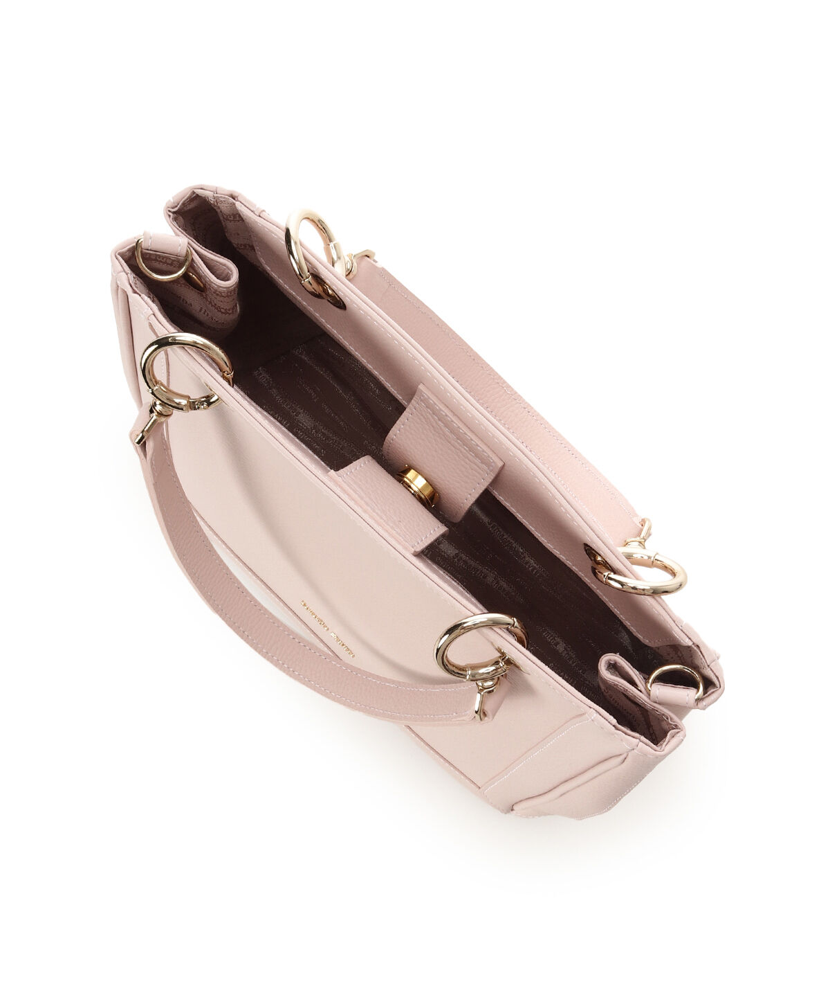 Samantha Thavasa「スクエアフォルムリング金具ハンドバッグ」|ハンドバッグ|