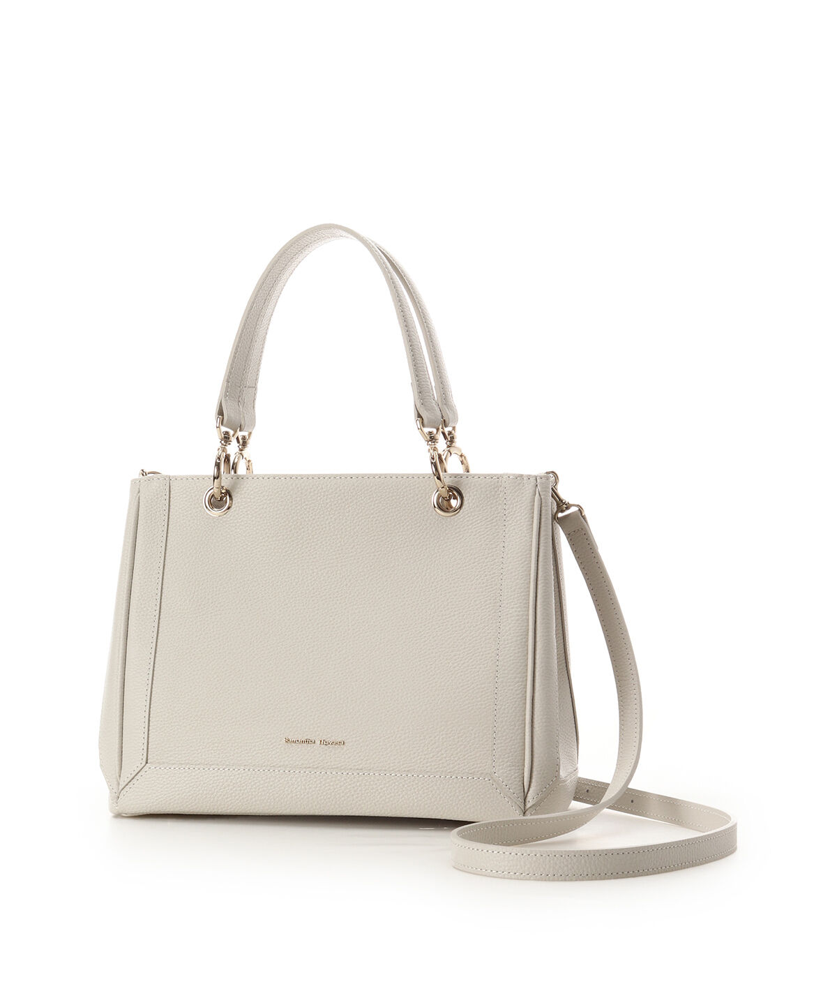 Samantha Thavasa「スクエアフォルムリング金具ハンドバッグ」|ハンドバッグ|