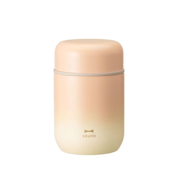 BRUNO「スプーン付きスープジャー」|食器・キッチングッズ|オレンジ