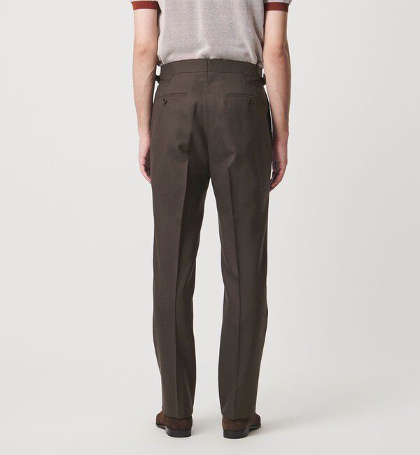 UNITED ARROWS「サイドアジャスター 1プリーツ スラックス」|スラックス|