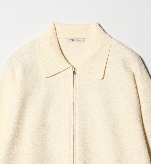 UNITED ARROWS「ブークレー ダブルフェイス ジップブルゾン」|カーディガン|