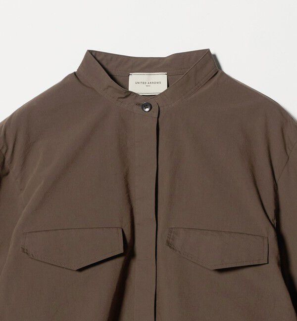 UNITED ARROWS「NALYA バンドカラー シャツ」|シャツ・ブラウス|