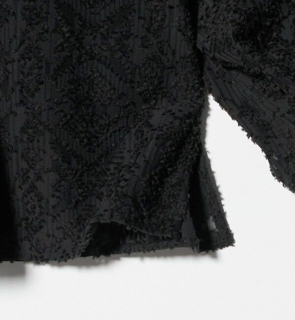 UNITED ARROWS green label relaxing「カットジャガード ブラウス」|シャツ・ブラウス|