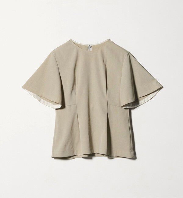 UNITED ARROWS green label relaxing「［size SHORTあり］サラフール タック ブラウス ストレッチ 接触冷感 UVカット」|シャツ・ブラウス|