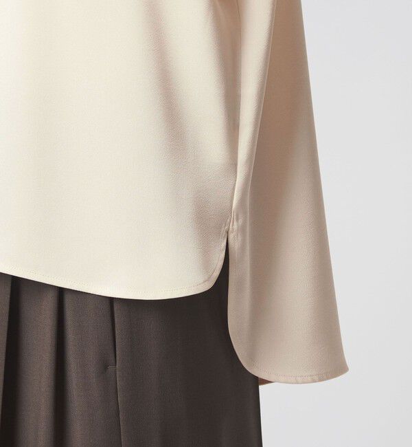 UNITED ARROWS green label relaxing「サテン TEE ブラウス」|シャツ・ブラウス|