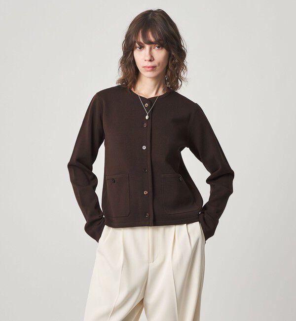 STEVEN ALAN「＜Steven Alan＞ミラノリブ ショートカーディガン」|カーディガン|