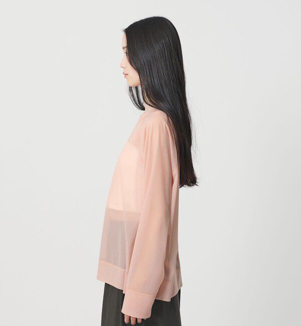 BEAUTY&YOUTH UNITED ARROWS「オーガンジー ラグランスリーブカットソー ウォッシャブル」|Tシャツ・カットソー|