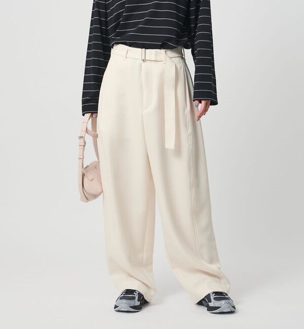 BEAUTY&YOUTH UNITED ARROWS「ベルトカーブパンツ ウォッシャブル 防シワ」|その他|
