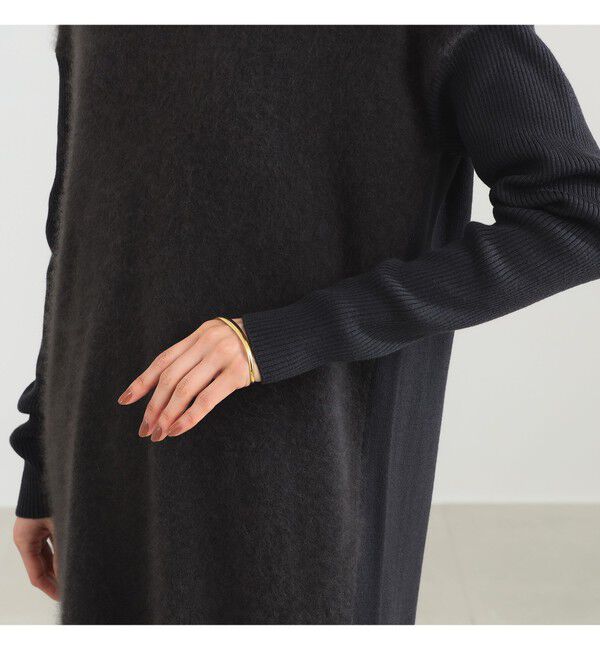 Demi-Luxe BEAMS 「フラッフィ クルーネック ニット ワンピース」|ワンピース|