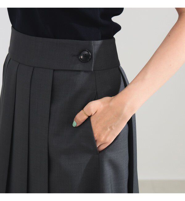 Demi-Luxe BEAMS 「アシンメトリー プリーツスカート」|スカート|
