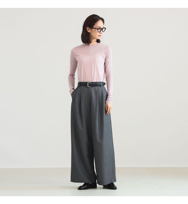 Demi-Luxe BEAMS 「コットン ハイツイストシアー Tシャツ」|Tシャツ・カットソー|