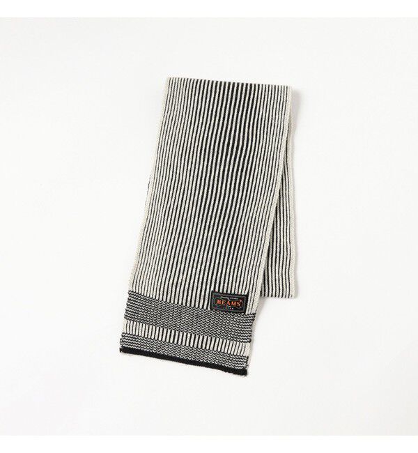 BEAMS PLUS「Wool Cashmere Rib Scarf」|マフラー|