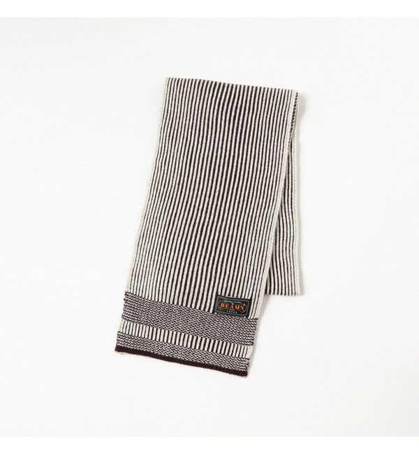BEAMS PLUS「Wool Cashmere Rib Scarf」|マフラー|