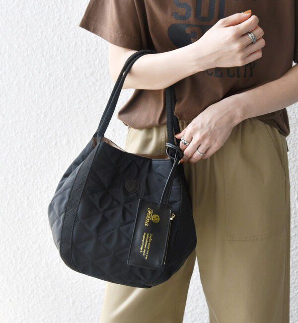 SHIPS any「【SHIPS any別注】Folna: 2WAY キルティング バッグ」|トートバッグ|