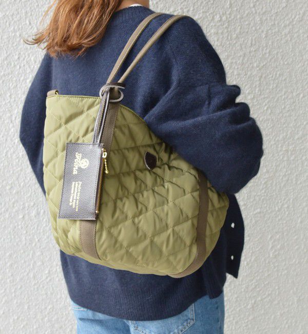 SHIPS any「【SHIPS any別注】Folna: 2WAY キルティング バッグ」|トートバッグ|