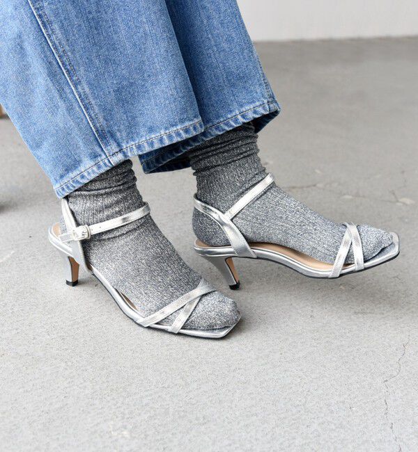 SHIPS any「SHIPS any: クロス ストラップ サンダル」|サンダル|