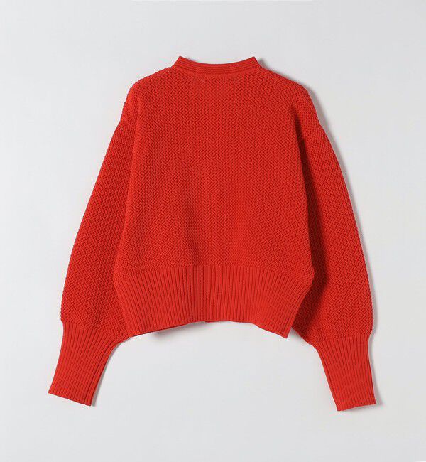 SHIPS any「SHIPS any: パターン コンパクト ショート ニット カーディガン」|カーディガン|