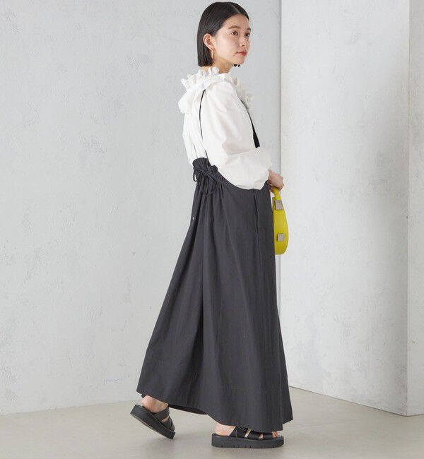 SHIPS for women「〈手洗い可能〉近江晒 ブロード キャミ ワンピース」|ワンピース|