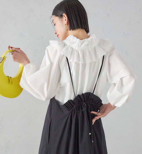 SHIPS for women「〈手洗い可能〉近江晒 ブロード キャミ ワンピース」|ワンピース|