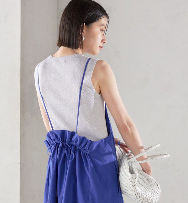 SHIPS for women「〈手洗い可能〉近江晒 ブロード キャミ ワンピース」|ワンピース|