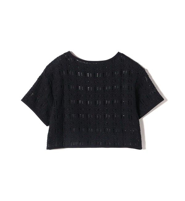 SHIPS for women「〈手洗い可能〉ローゲージ ラッセル 半袖 TEE」|Tシャツ・カットソー|