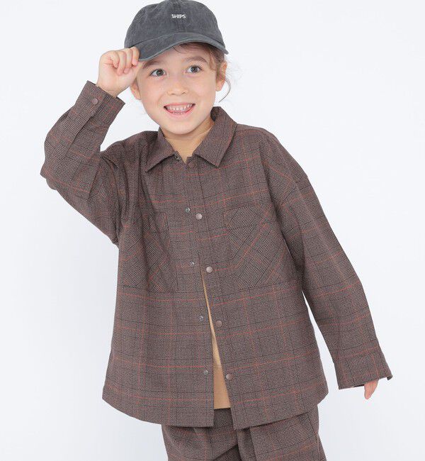 SHIPS KIDS「SHIPS KIDS:100～130cm / チェック シャツ アウター」|その他|