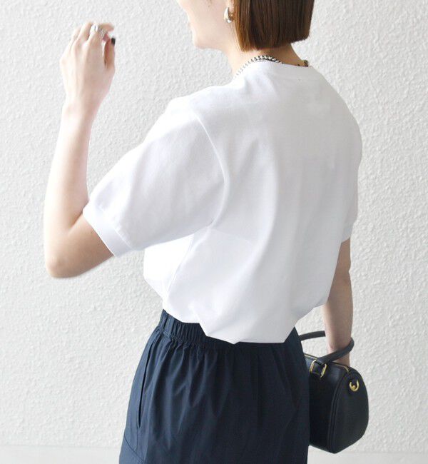 SHIPS any「《一部追加予約》【SHIPS any別注】LACOSTE:〈洗濯機可能〉PIQUE クルーネック Tシャツ 26SS」|Tシャツ・カットソー|