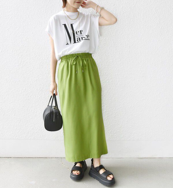 SHIPS for women「〈洗濯機可能〉プラチナ ヴェール TEE」|Tシャツ・カットソー|