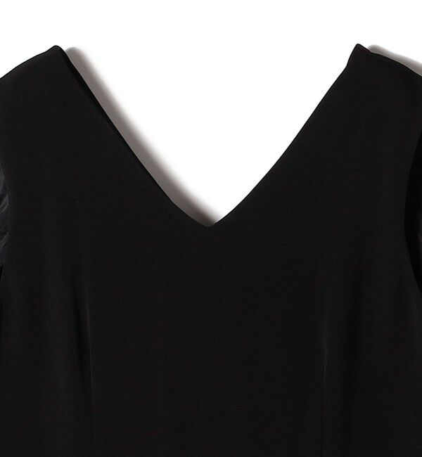 SHIPS for women「【SHIPS別注】kaene:チュール フリル スリーブ オールインワン（セレモニー対応可）」|オールインワン|