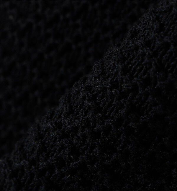 SHIPS for women「SHIPS Primary Navy Label:〈手洗い可能〉クロップド ニット ベスト」|ベスト・ジレ|