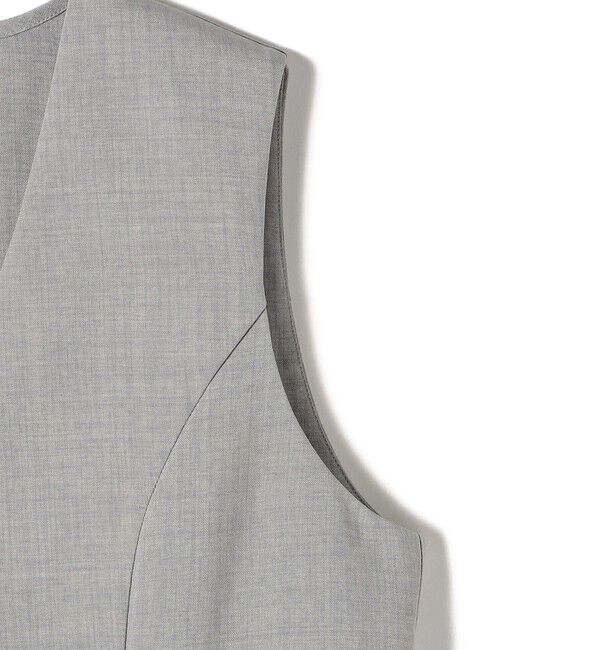 SHIPS Colors 「SHIPS Colors:〈洗濯機可能〉リネンライク ペプラム ベスト◇」|ベスト・ジレ|