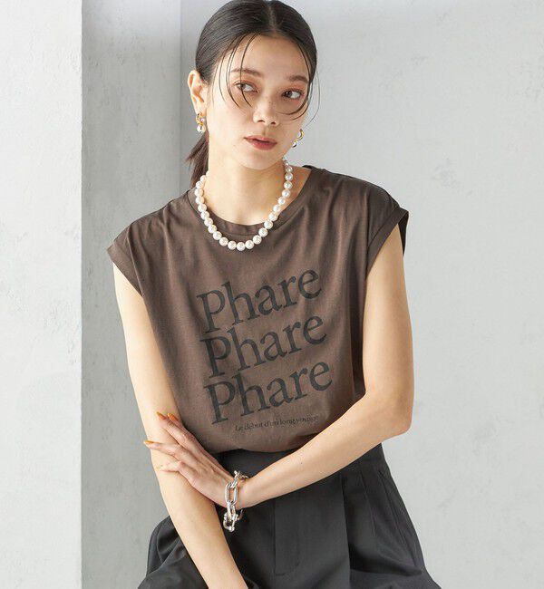 SHIPS for women「プラチナ ヴェール フレンチ スリーブ TEE」|Tシャツ・カットソー|