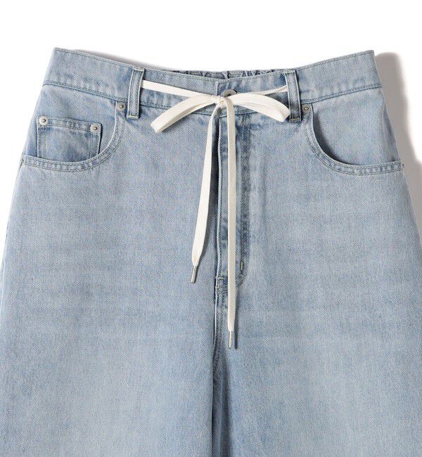 SHIPS for women「〈洗濯機可能〉ドロスト イージー デニム パンツ」|デニム|